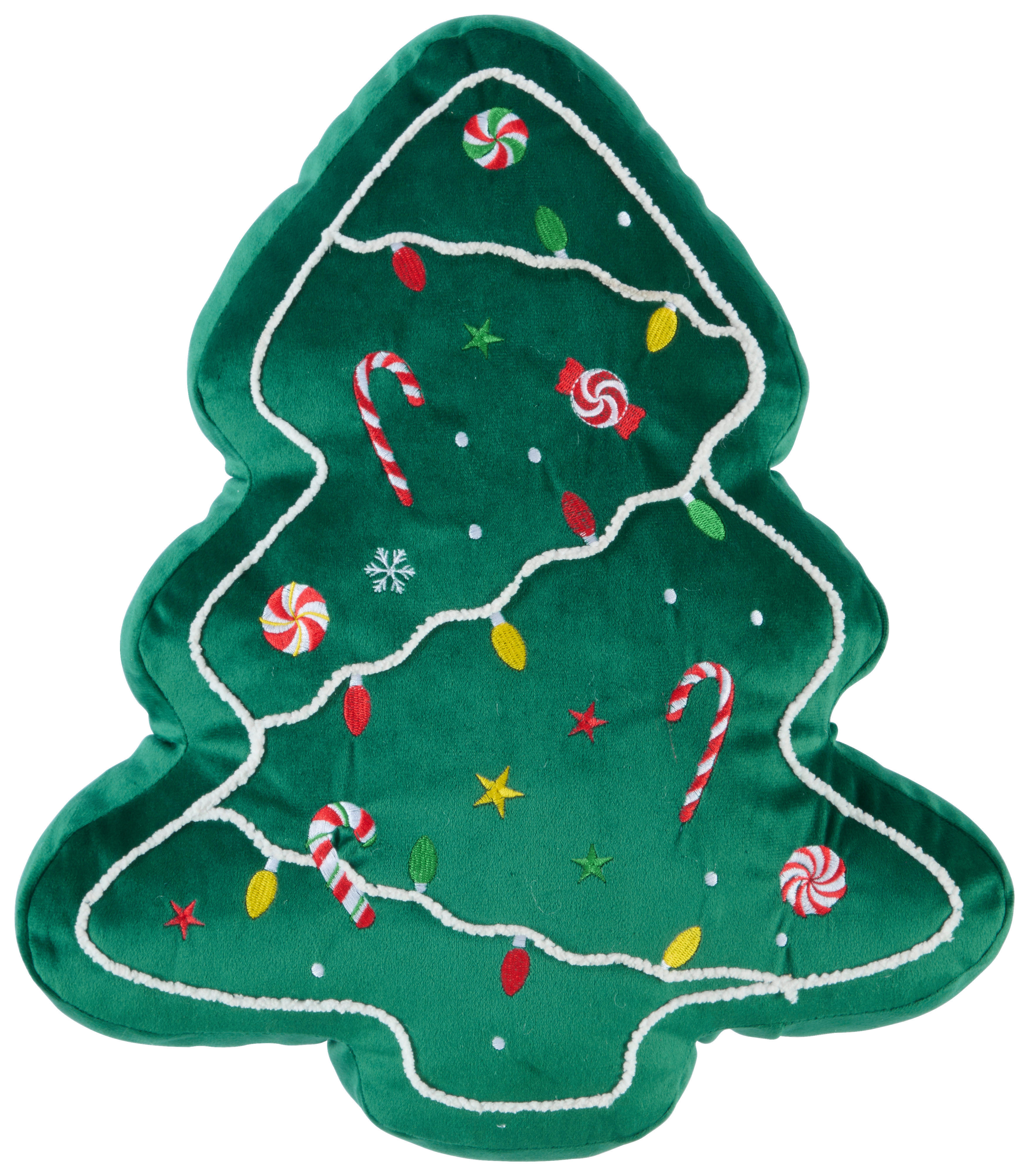 Dekokissen Weihnachten Weihnachten - grün (43,00/36,50/5,00cm) - POCOline