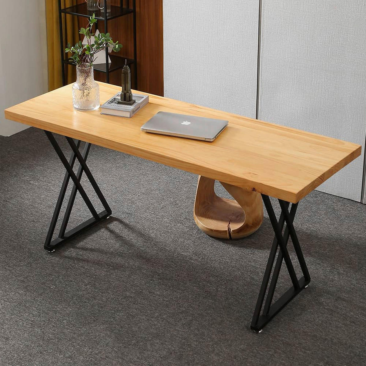 Tischgestell OS  MA39 schwarz matt pulverbeschichtet B/H: ca. 55x72 cm OS  MA39 - schwarz (55,00/72,00cm) - moebel17