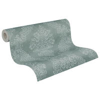 A.S.Creation Vliestapete dunkelgrün B/H/D: ca. 53x1005x9,1 cm Vliestapete - dunkelgrün (9,10/1005,00cm) - A.S.Creation