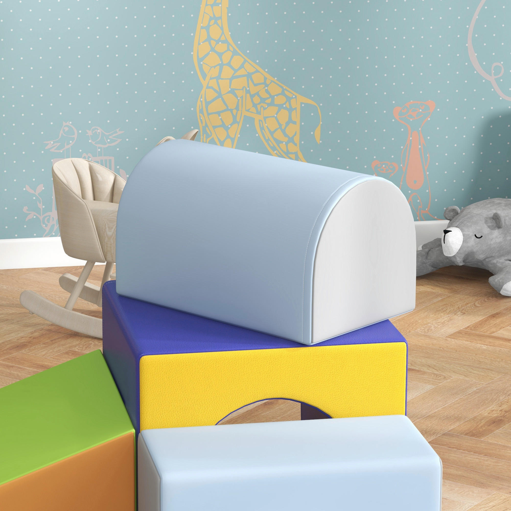 HOMCOM Bausteinset B/H/L: ca. 50x39x150 cm Bausteinset - multicolor (150,00/50,00/39,00cm) - HOMCOM