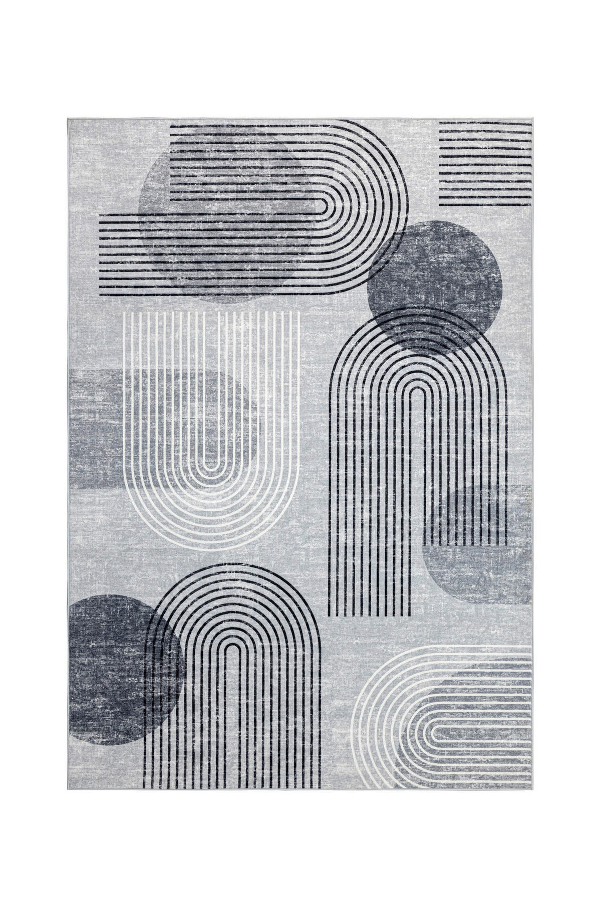 Obsession Teppich Avantgarde grau B/H/L: ca. 160x16x230 cm Avantgarde - grau (230,00/160,00/16,00cm) - Obsession