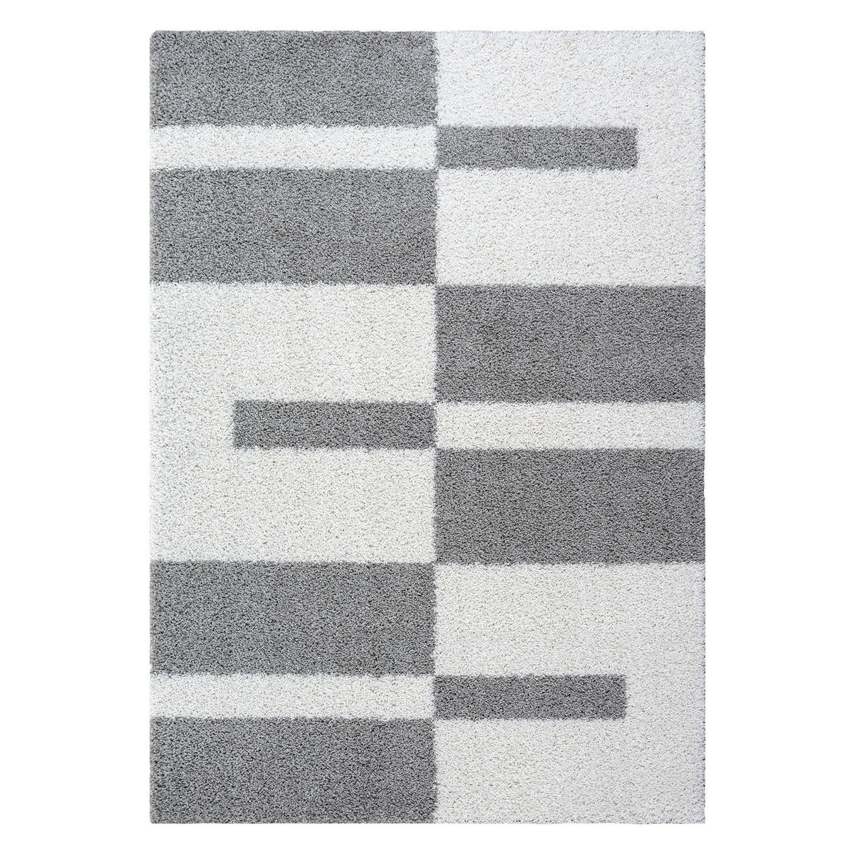 Sanat Hochflorteppich MILANO hellgrau B/L: ca. 160x230 cm MILANO - hellgrau (160,00/230,00cm) - Sanat