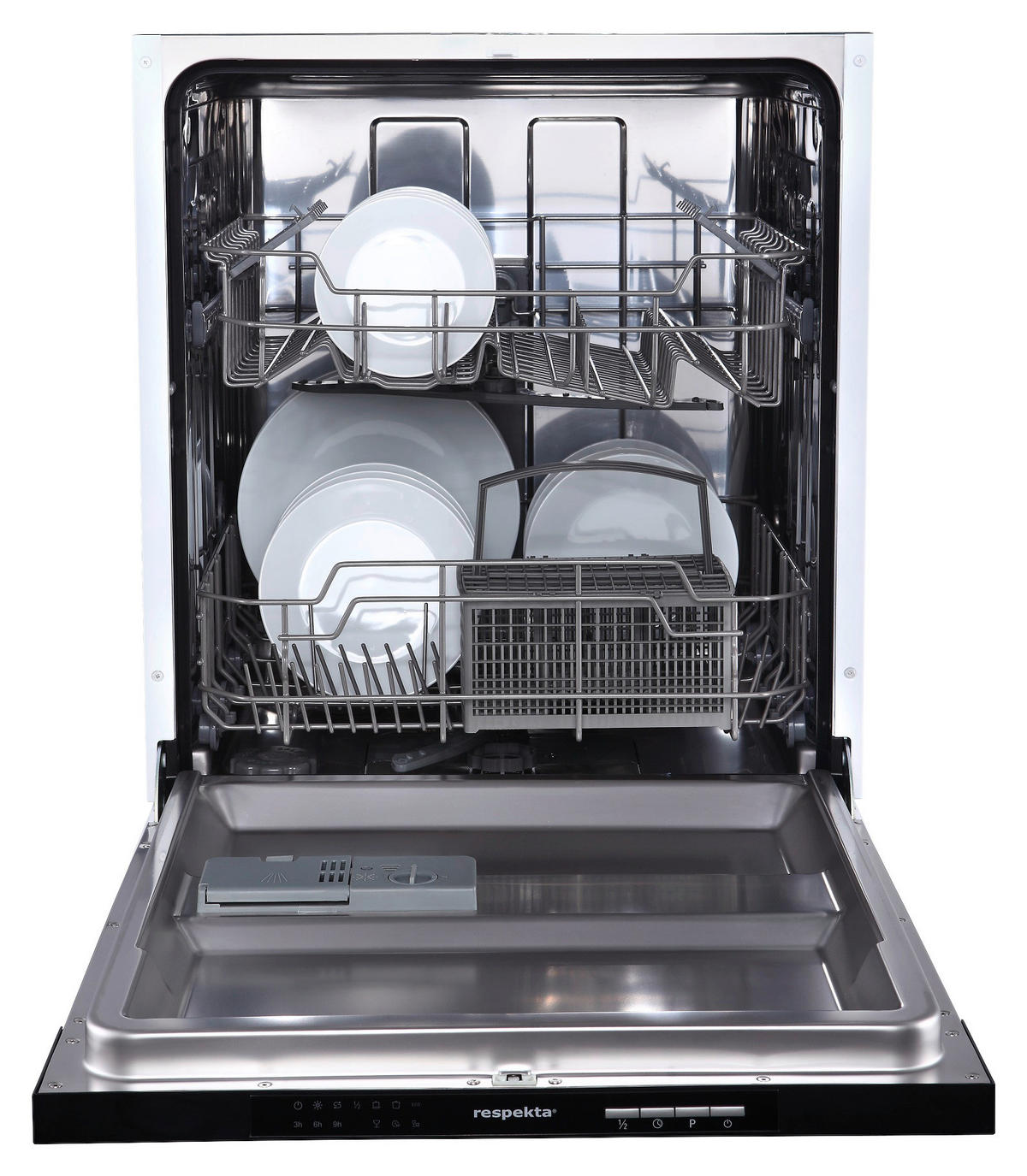 Respekta Küchenblock Premium weiß matt B/H/T: ca. 280x211x60 cm Premium - weiß (280,00/211,00/60,00cm) - Respekta