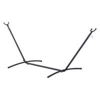 Outsunny Hängemattengestell schwarz Metall B/H/L: ca. 120x110x280 cm Hängemattengestell - schwarz (280,00/120,00/110,00cm) - Outsunny