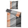 Microfaser Bettwäsche Bettwäsche_Microfaser_Wella - apricot/silber (135,00/200,00cm)