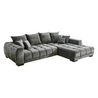 Ecksofa anthrazit Microfaser B/H/T: ca. 300x86x215 cm Artemis_2AL/li-OT/re_Type 002_Ecks. - schwarz/anthrazit (300,00/86,00/215,00cm)