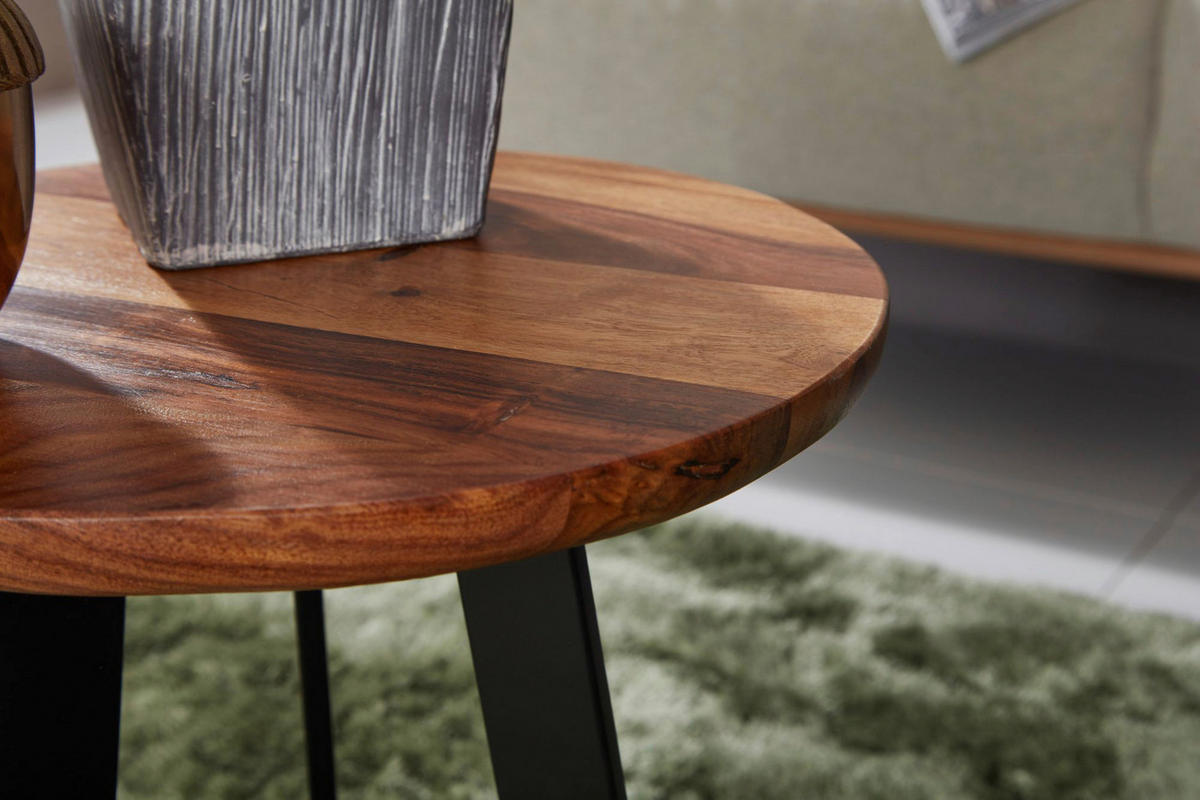 Beistelltisch rosenholz Nachbildung Holz B/H/T: ca. 35x37x35 cm Beistelltisch - rosenholz (35,00/37,00/35,00cm) - Wohnling