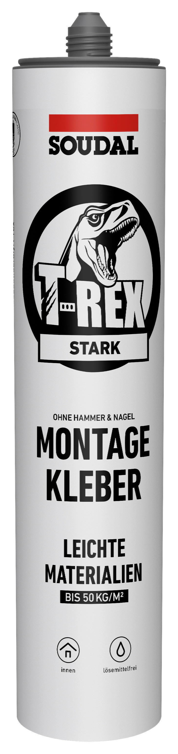 Soudal Montagekleber ca. 445 g Montagekleber_T-Rex_Stark 445g - weiß - Soudal