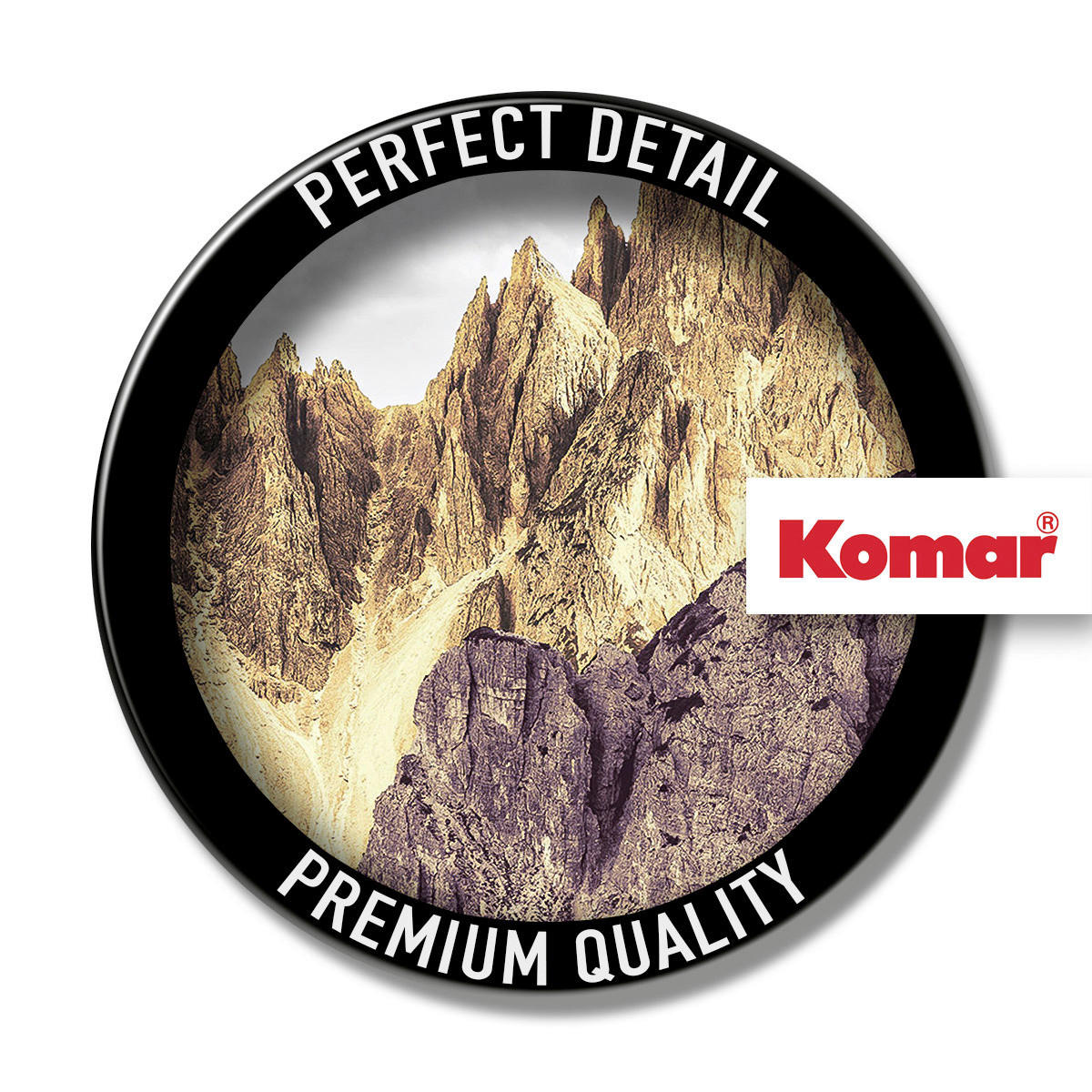 Komar Fototapete Peaks Color Panel B/L: ca. 100x250 cm Peaks Color Panel - (100,00/250,00cm) - Komar