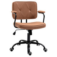 Drehstuhl 921-595BN braun 921-595BN - braun (58,00/82,00/61,00cm) - Vinsetto