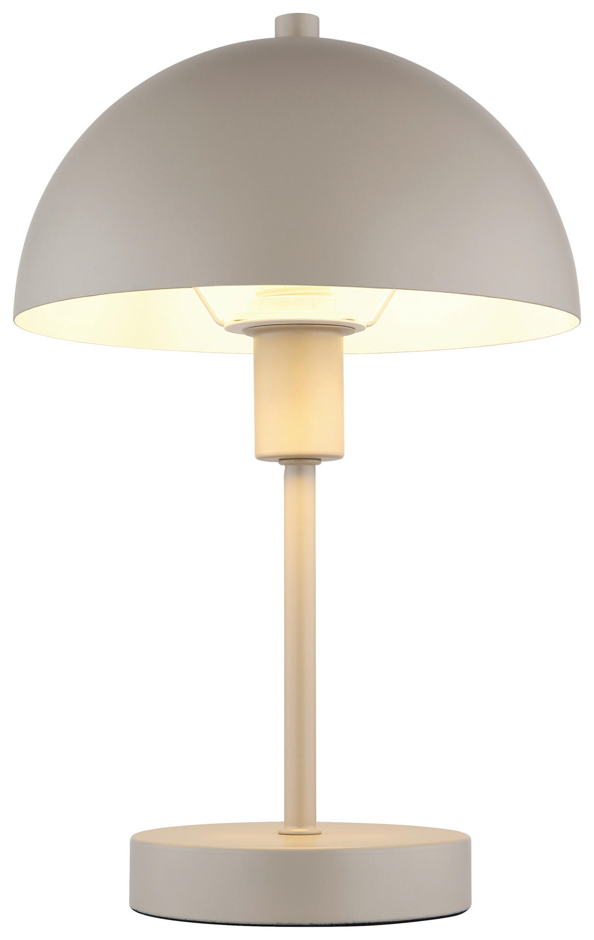 GLOBO Tischleuchte sand Metall H/D: ca. 31x20 cm E14 1 Brennstellen Atoma - sand (20,00/31,00cm) - GLOBO