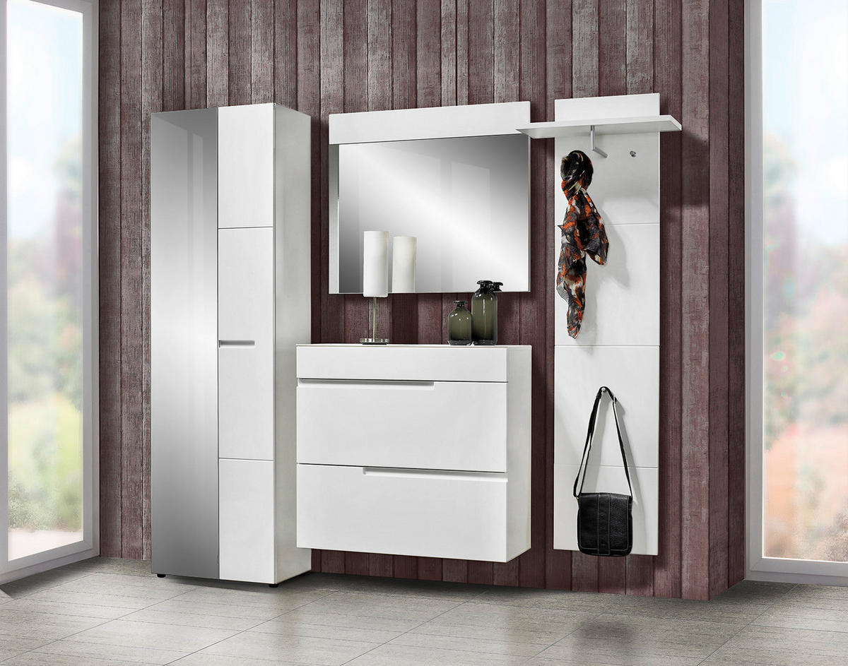 weiß POCO 60x202x35 Mailand online Garderobenschrank ▷ Hochglanz kaufen B/H/T: ca. weiß cm bei