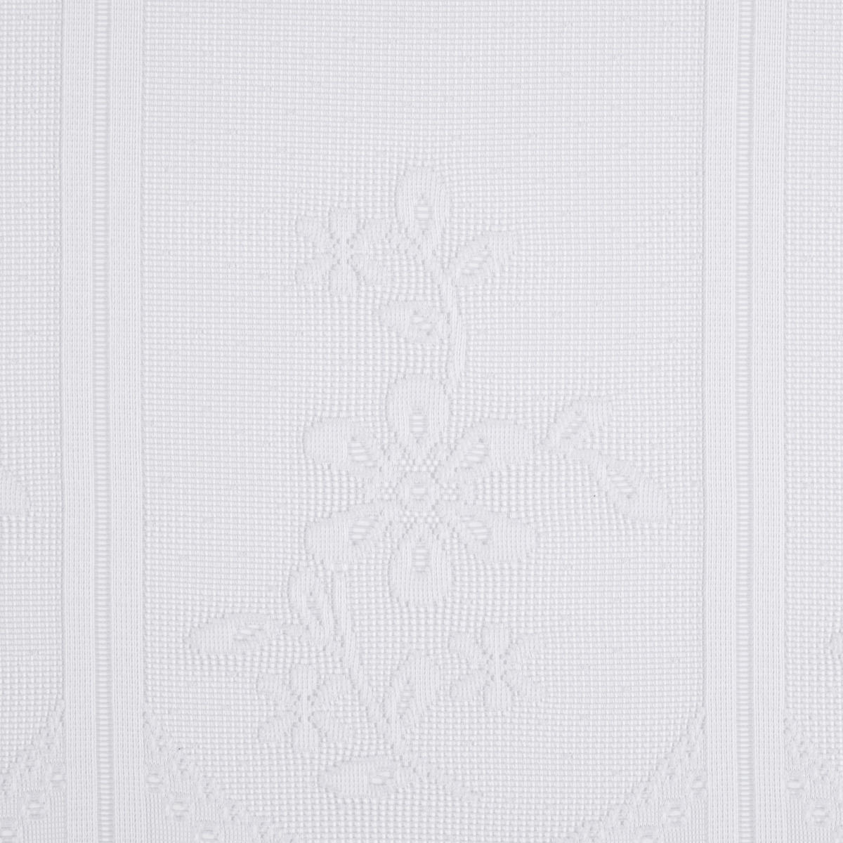 Scheibengardinen-Meterware weiß H: ca. 60 cm Scheibengardine - weiß (60,00cm)