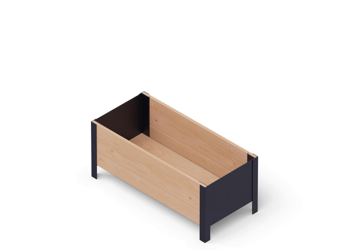UPYARD Hochbeet MODERN braun Holz B/H/L: ca. 36x32x78 cm MODERN - braun (78,00/36,00/32,00cm) - UPYARD
