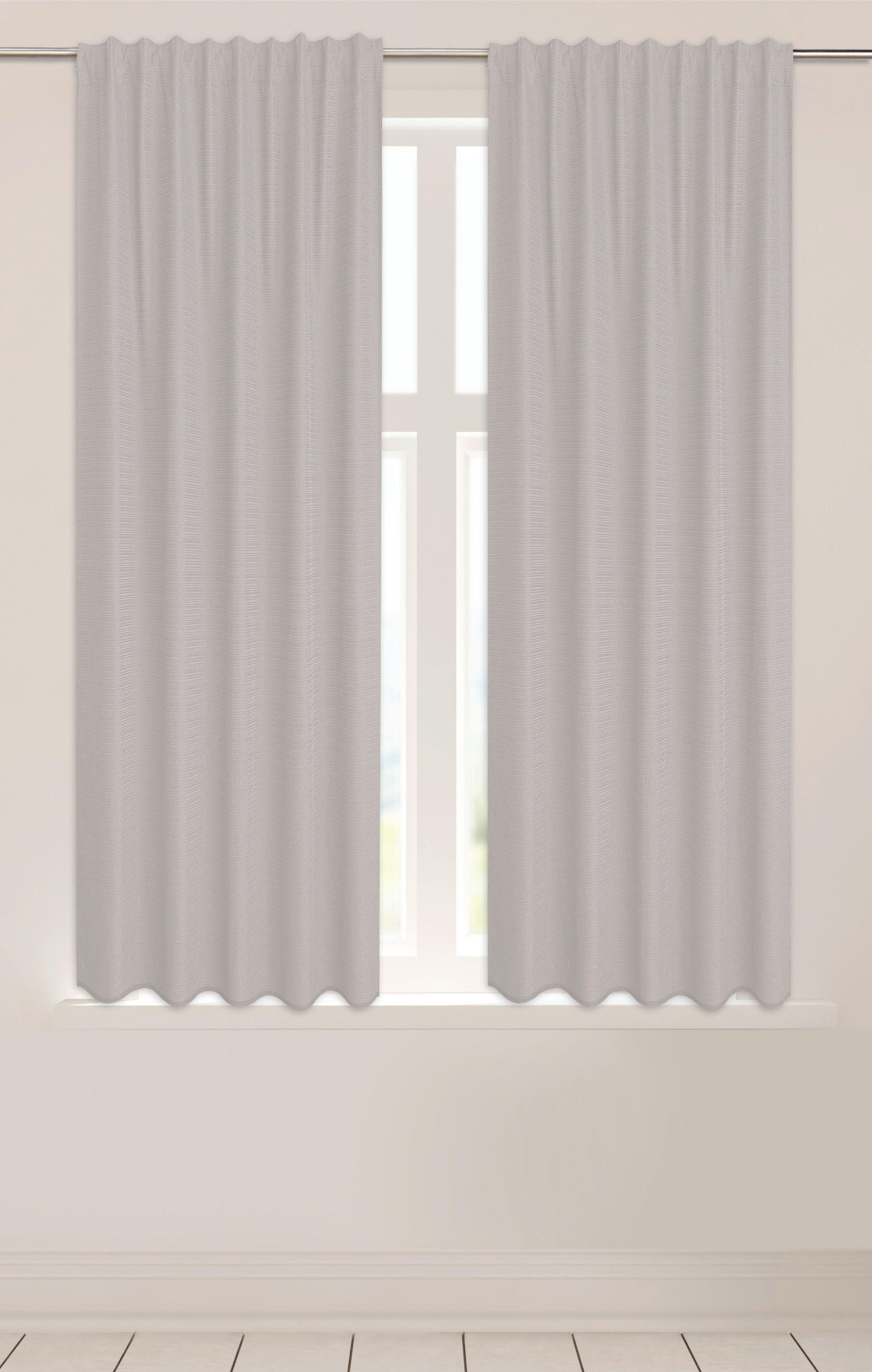 Kombivorhang Susan beige B/L: ca. 140x175 cm Susan - beige (140,00/175,00cm) - silver edition