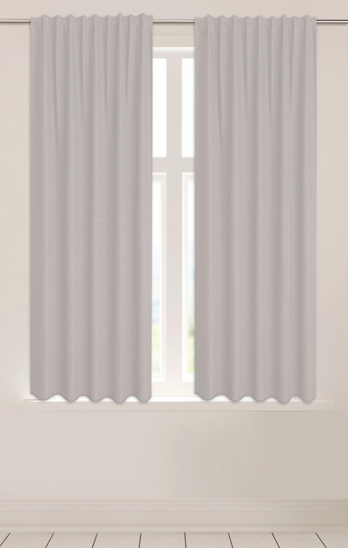 Kombivorhang Susan beige B/L: ca. 140x175 cm Susan - beige (140,00/175,00cm) - silver edition