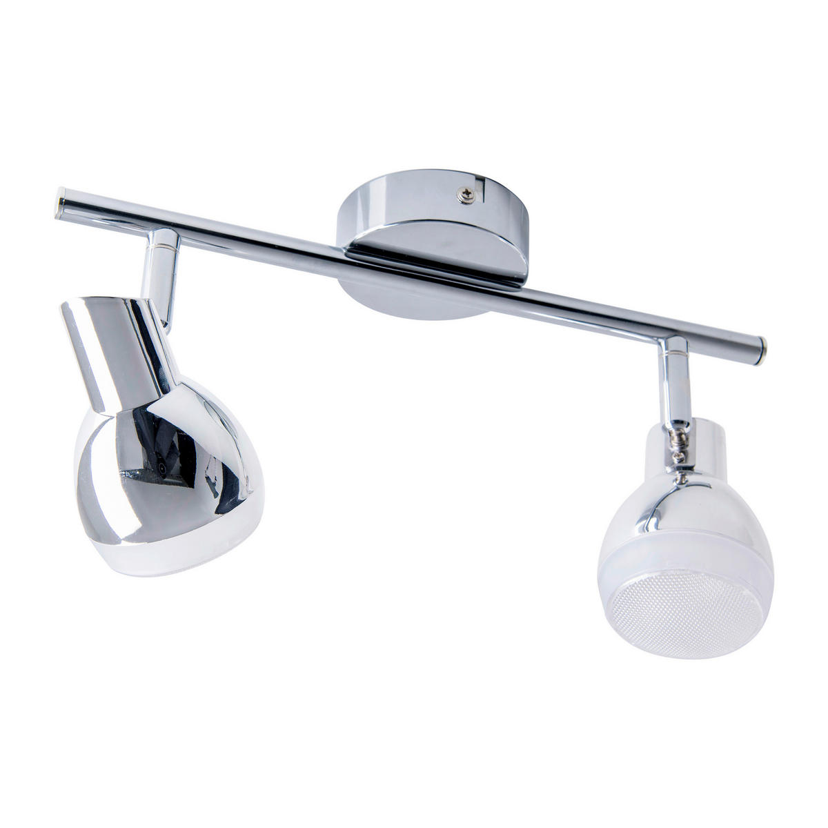 Näve Leuchten LED-Spot Chrom Kunststoff Metall B/H/T: ca. 30x13x8 cm 2 Brennstellen CHROMEY - Chrom (30,00/13,00/8,00cm) - Näve Leuchten