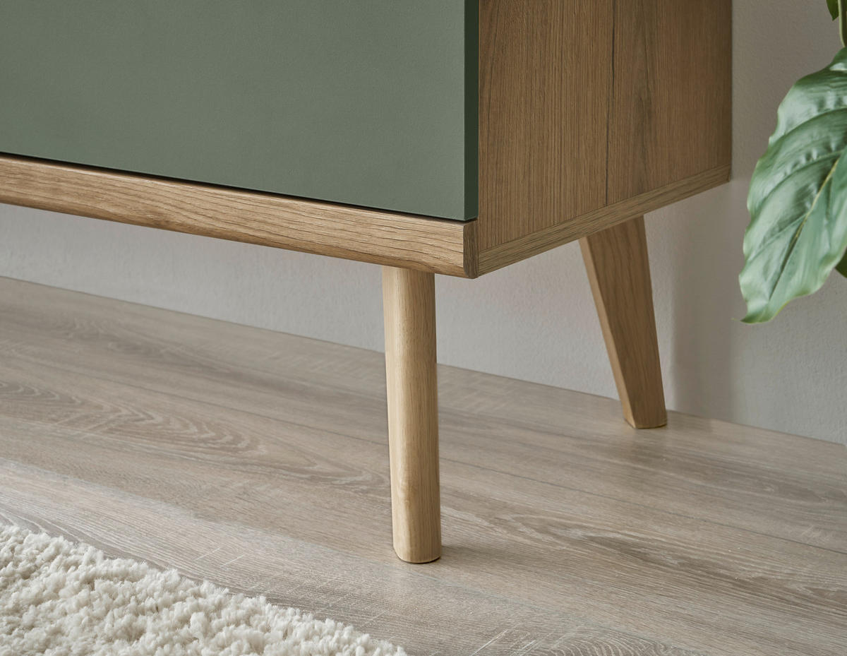Lowboard Alva Eiche Evoke Coast Nachbildung salbei B/H/T: ca. 160x50x40 cm Alva - Eiche/salbei (160,00/50,00/40,00cm)