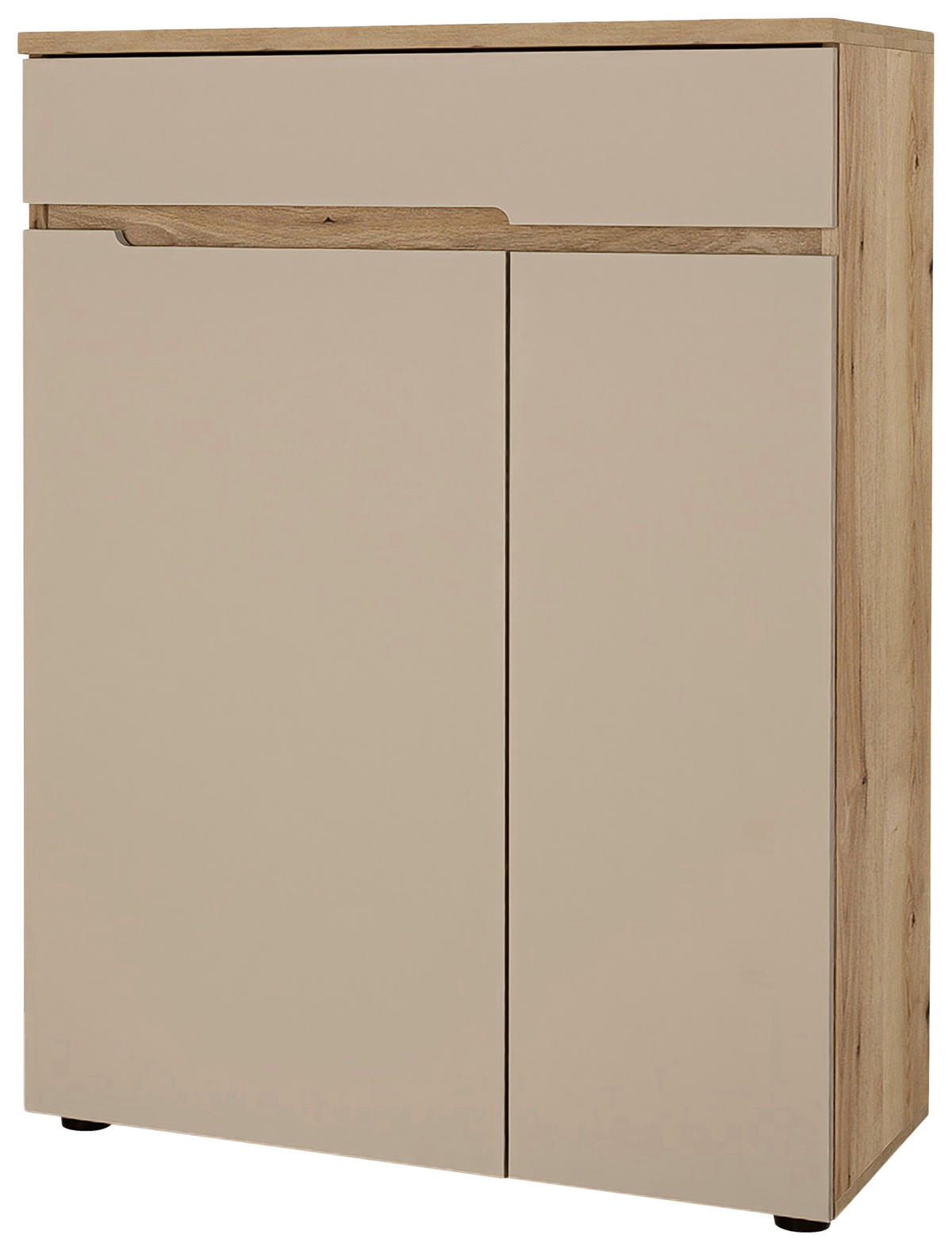 Schuhschrank Fargo Eiche Cashmere B/H/T: ca. 80x107x38 cm Fargo - Eiche/Cashmere (80,00/107,00/38,00cm)