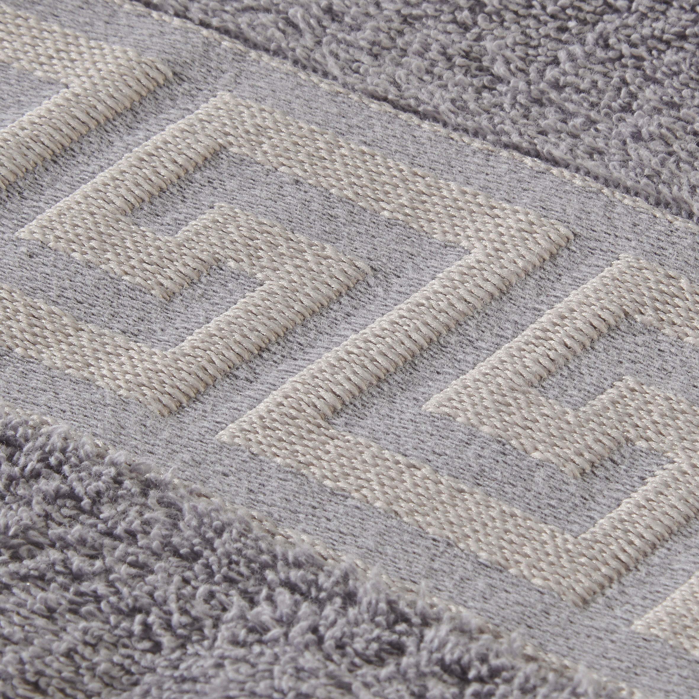 Handtuch Meand Meand - silber (50,00/100,00cm) - POCOline