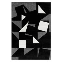 Arte Espina Kurzflorteppich Spirit Frisee 3108 schwarz B/L: ca. 140x200 cm Spirit Frisee 3108 - weiß/schwarz (140,00/200,00cm) - Arte Espina