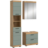 Badezimmer-Set Scout Eiche Artisan Nachbildung salbei Nachbildung B/H/T: ca. 112x191x37 cm Scout - Eiche/salbei (112,00/191,00/37,00cm) - xonox.home