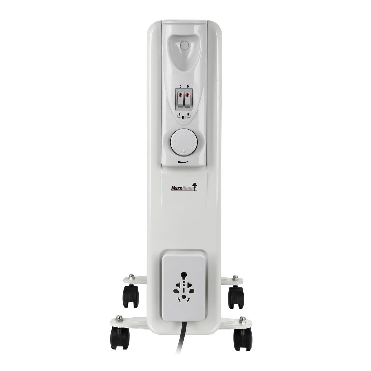 Ölradiator weiß Kunststoff Metall B/H/L: ca. 24x54,5x45 cm ca. 2000 W Ölradiator HO-128422 - weiß (45,00/24,00/54,50cm)