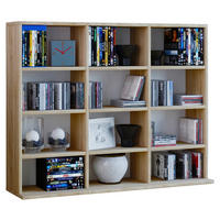 Regal Megosa Mini Eiche Sonoma Nachbildung Holzwerkstoff B/H/T: ca. 102x83x23 cm Megosa Mini - Eiche (102,00/83,00/23,00cm) - VCM Möbel