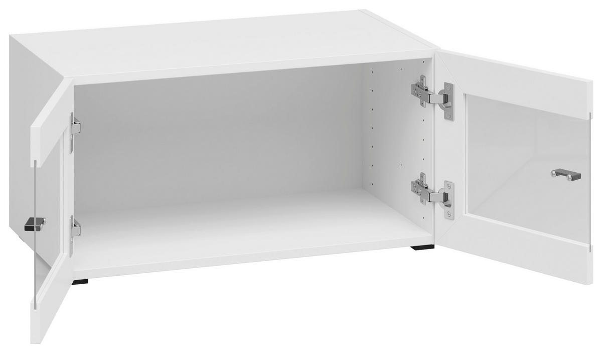 Vitrine System 64 weiß B/H/T: ca. 64x32x35 cm System 64 - weiß (64,00/32,00/35,00cm)