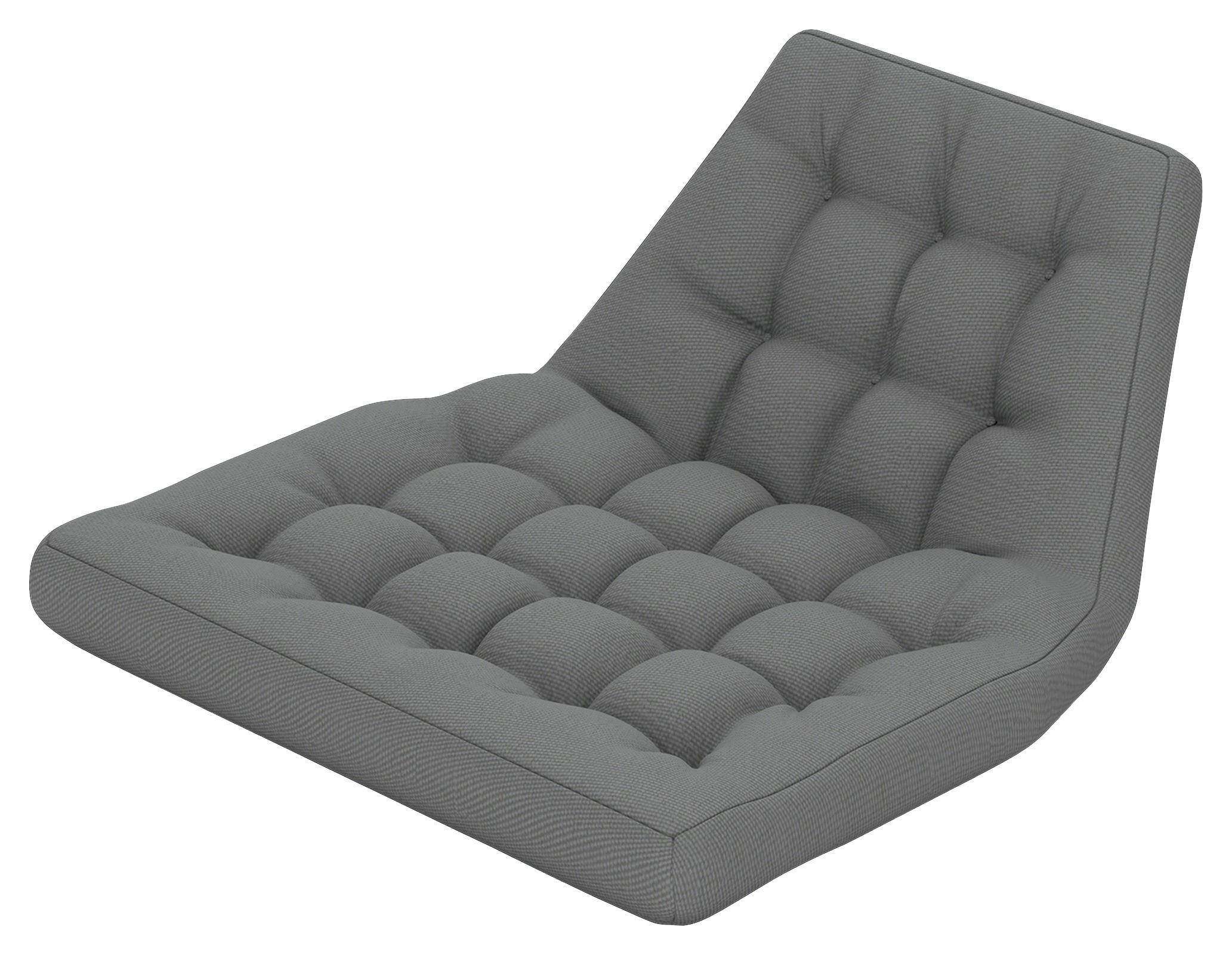 Outsunny Sitzkissen grau Schaumstoff B/H/L: ca. 100x8x120 cm Sitzkissen - grau (120,00/100,00/8,00cm) - Outsunny