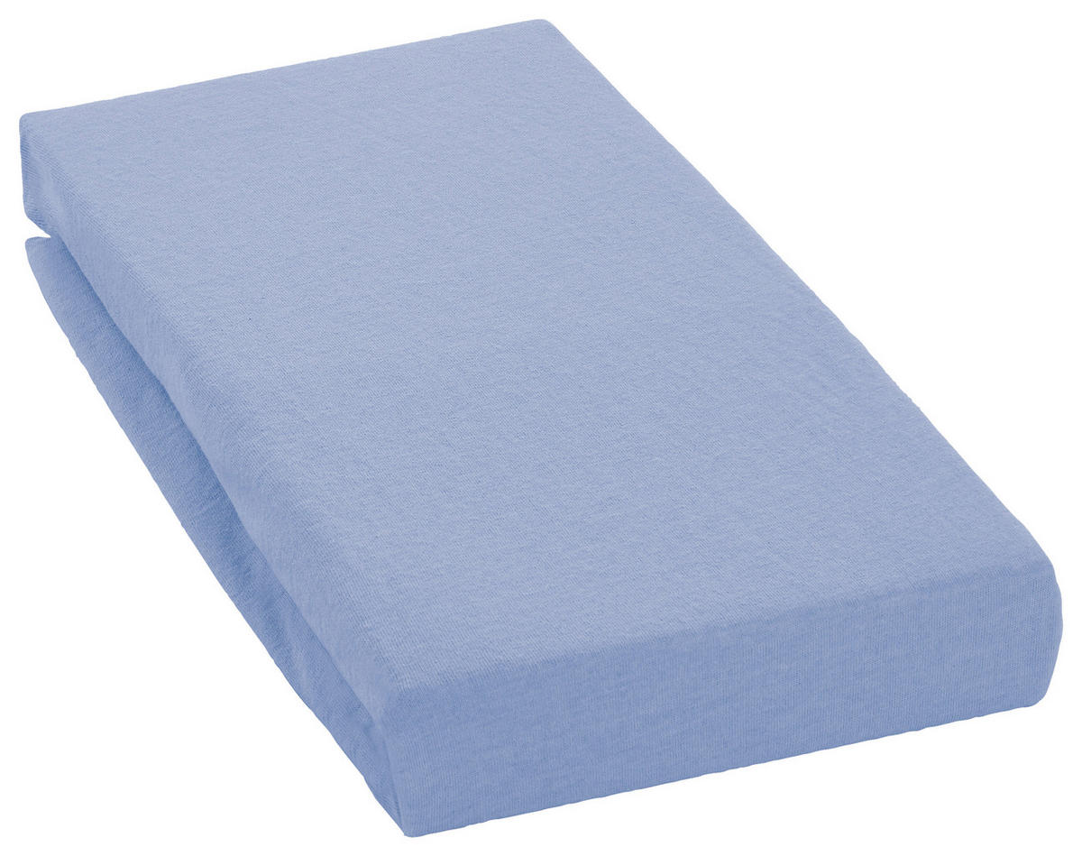 Spannbetttuch Jersey Spannbetttuch_Jersey 180x200cm - hellblau (180,00/200,00cm) - oh cosy