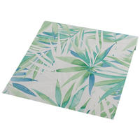 Vliestapete B/L: ca. 53x1005 cm Tapete 34125-1 Farn grün-blau - (53,00/1005,00cm)