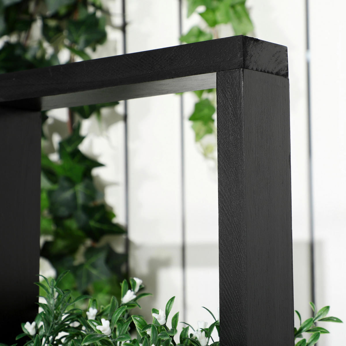 Outsunny Blumenkasten Blumenkasten - schwarz (90,00/45,00/170,00cm) - Outsunny