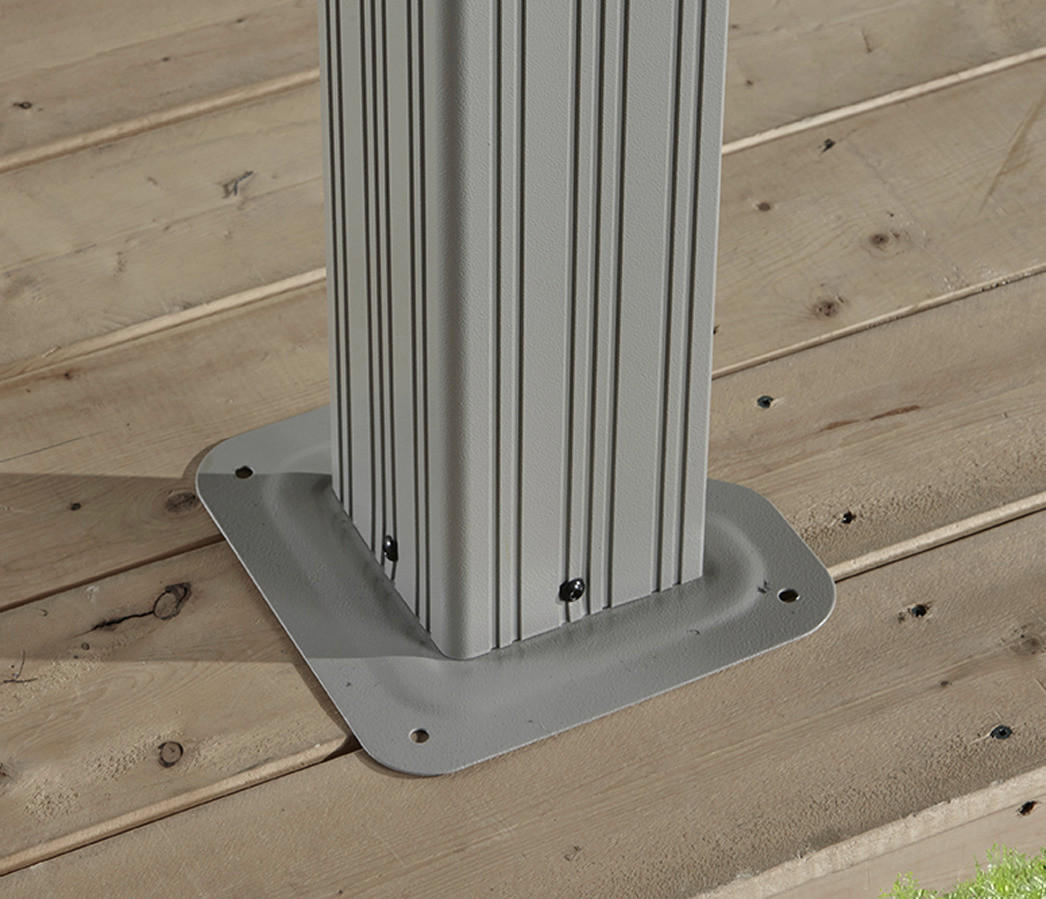 Sojag Pavillon Messina champagner Metall B/H/L: ca. 483x307x363 cm Messina - champagner (363,00/483,00/307,00cm) - Sojag