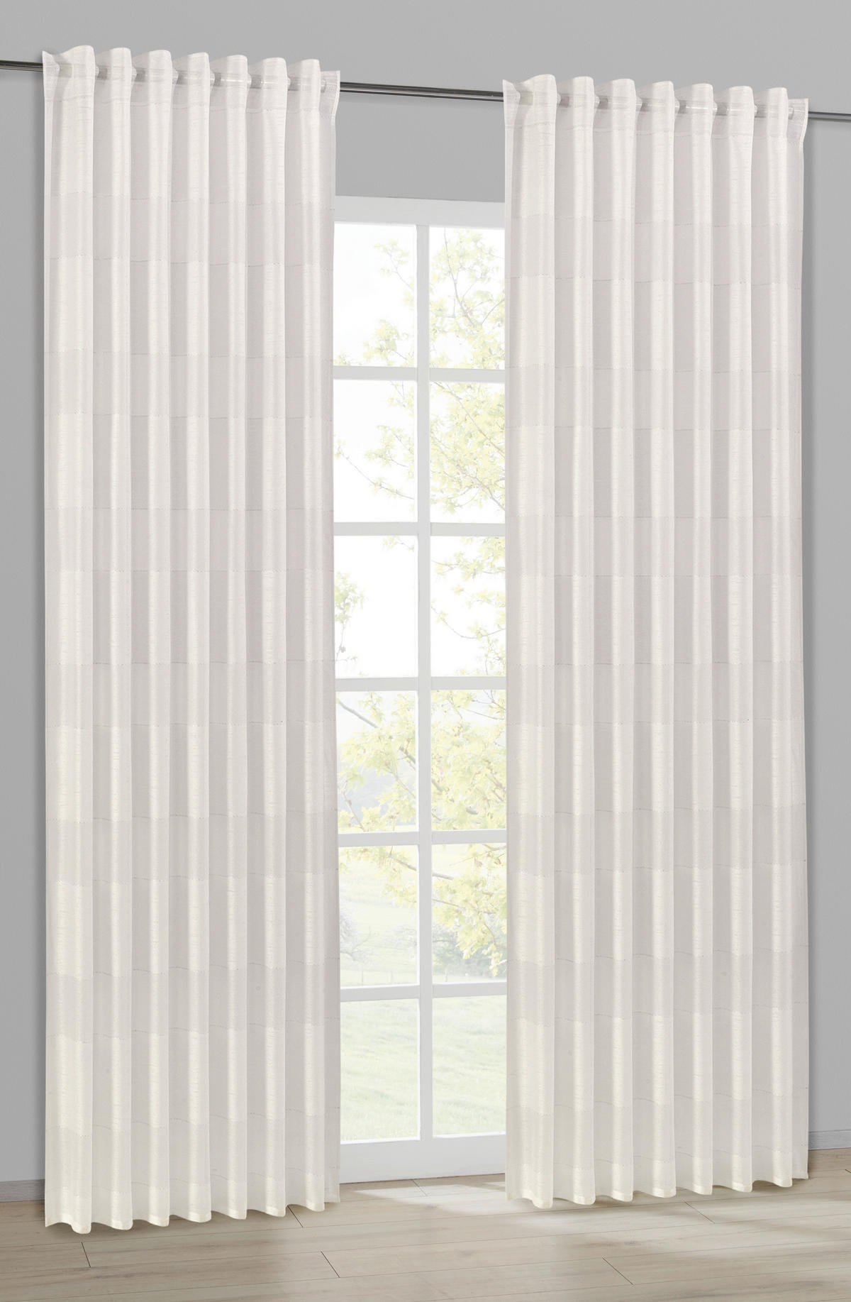 Kombivorhang Ilem champagner B/L: ca. 140x245 cm Ilem - champagner (140,00/245,00cm)