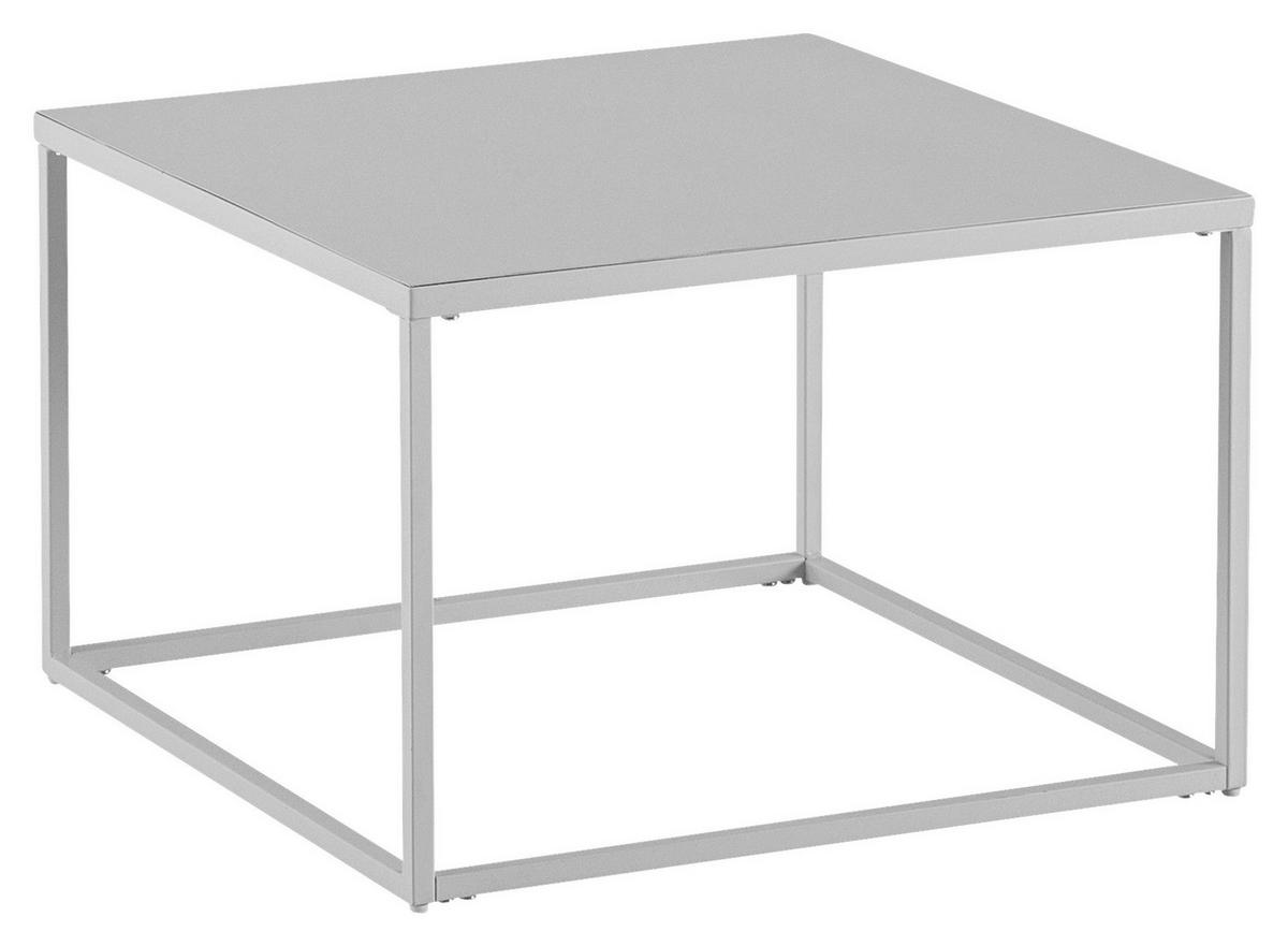 Wohnling Couchtisch weiß Stahl B/H/T: ca. 60x40x60 cm Couchtisch - weiß (60,00/40,00/60,00cm) - Wohnling