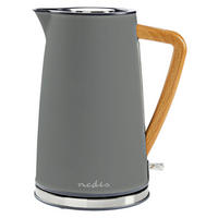 Nedis Wasserkocher Wasserkocher_Nedis 1,7l - grau (16,00/20,50/25,20cm) - Nedis
