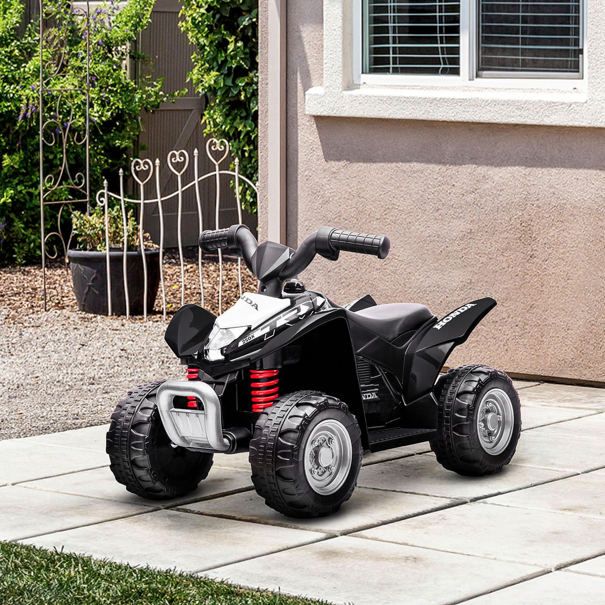 AIYAPLAY Kinderauto schwarz B/H/L: ca. 38,5x65,5x43,5 cm Kinderquad - schwarz (43,50/38,50/65,50cm) - AIYAPLAY
