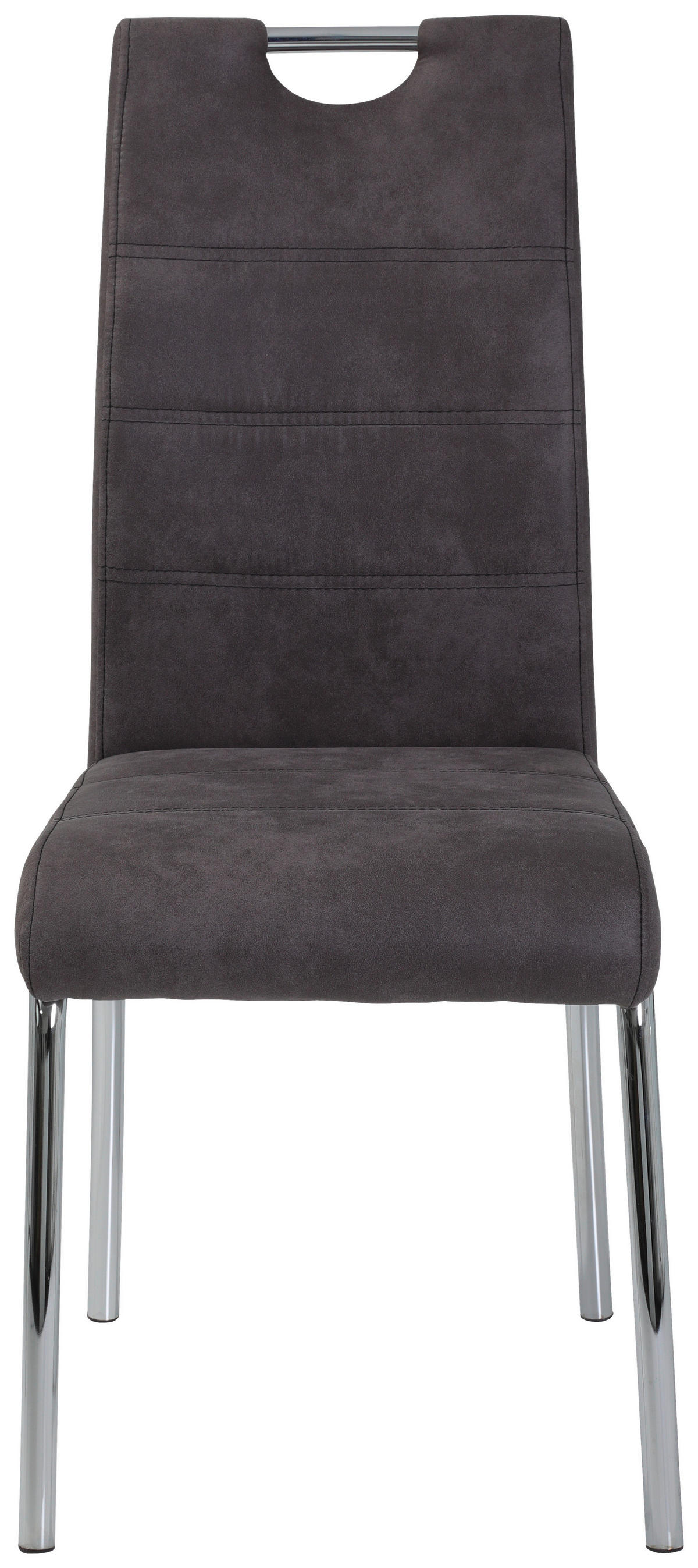 Stuhl Susi 4er Set anthrazit Vintage Microfaser B/H/T: ca. 44x98x61 cm Susi 4er Set - anthrazit (44,00/98,00/61,00cm) - Hela