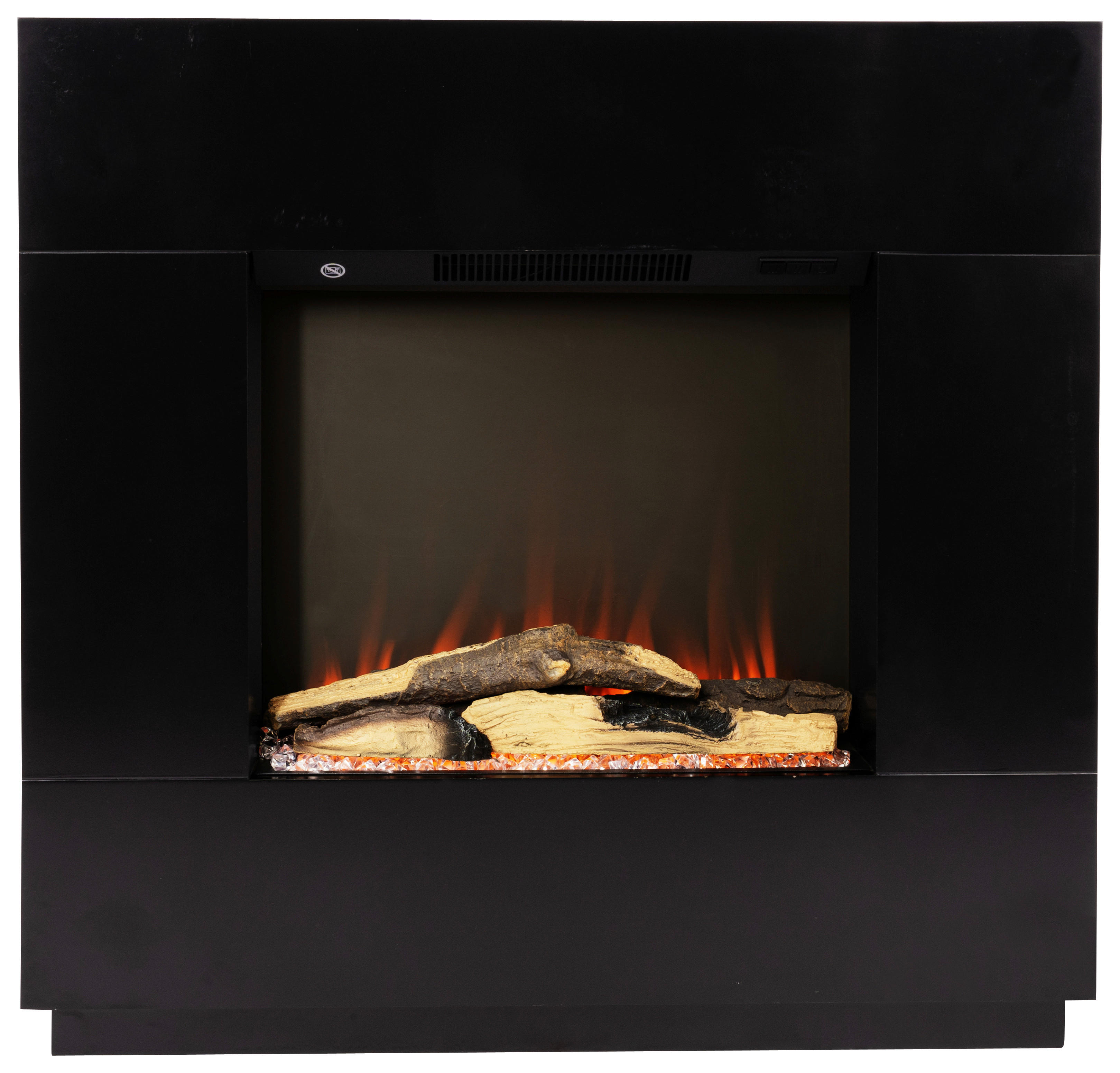 BHP Elektrischer-Kamin Hedda BG00752-4 schwarz MDF B/H/T: ca. 80x76x26 cm ca. 1500 W Elektrokamin BG00752-4 - schwarz (80,00/76,00/26,00cm) - BHP