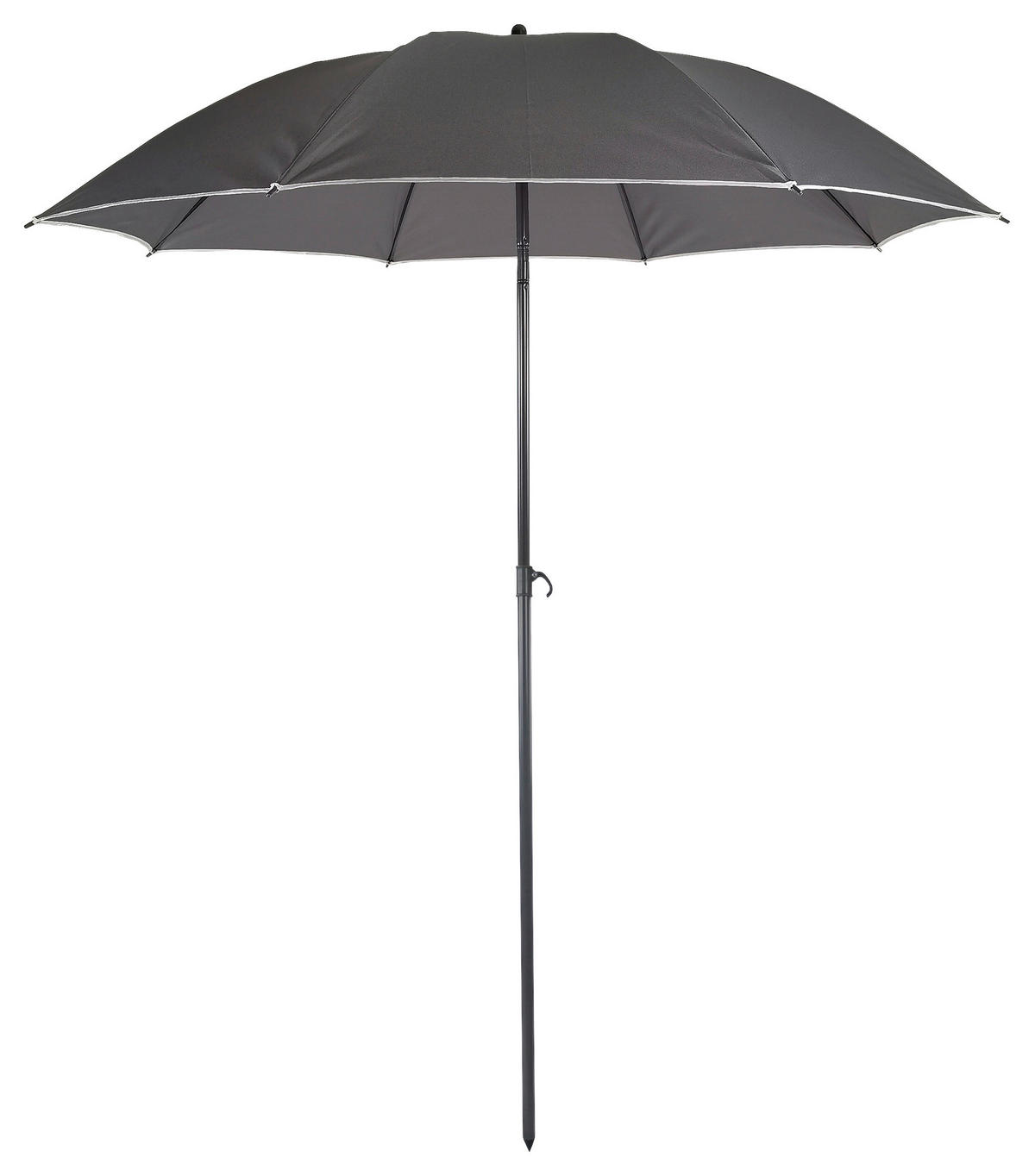 VCM Balkon-Sonnenschirm anthrazit Stahl H/D: ca. 320x200 cm Balkon-Sonnenschirm - anthrazit (200,00/320,00cm) - VCM
