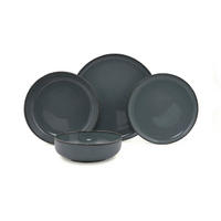 HermiaConcept Tafelservice Chamomile türkis Porzellan 16 tlg. Chamomile - türkis - HermiaConcept