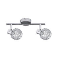 SPOT Light Spotbalken 2766212 Chrom Metall B/H/T: ca. 29x13x10 cm G9 2 Brennstellen Lena - Chrom (29,00/13,00/10,00cm) - SPOT Light
