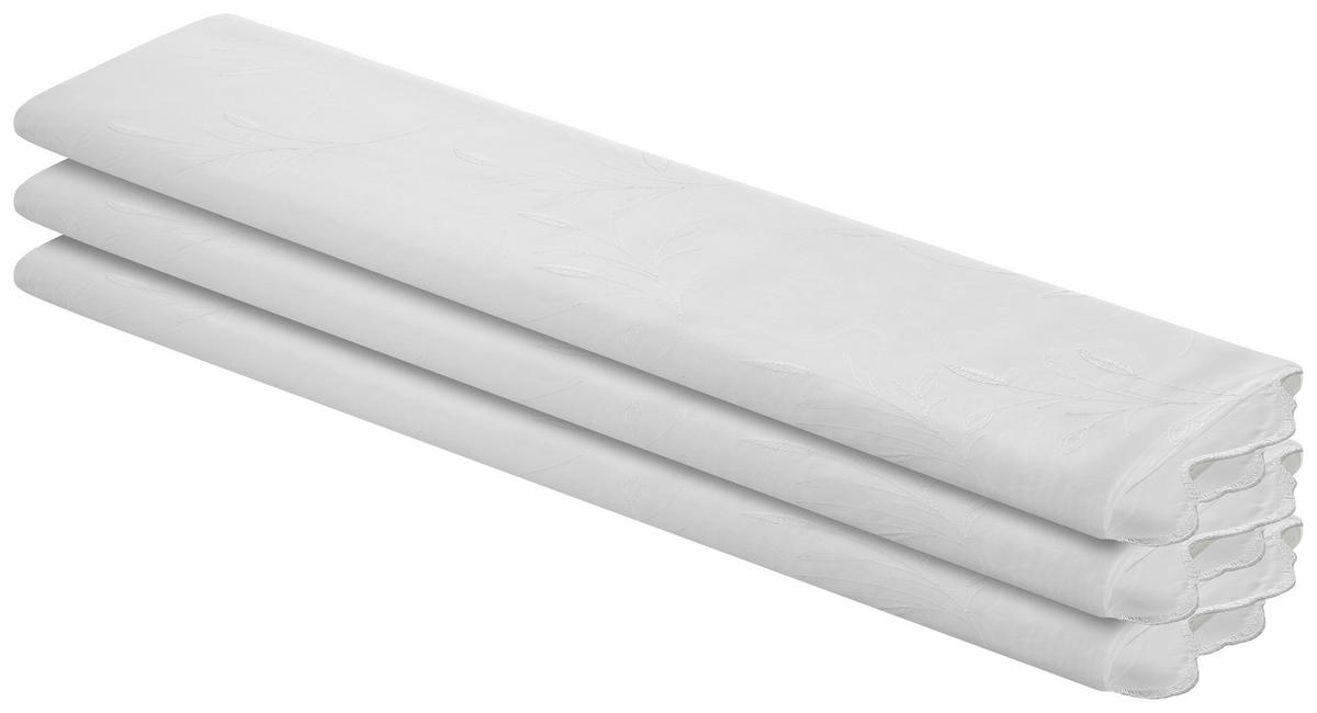 Store-Meterware Blätter weiß H: ca. 280 cm Blätter - weiß (280,00cm)