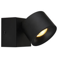 GLOBO LED-Spot schwarz Kunststoff Aluminium Metall B/H/T: ca. 7,2x9,5x13 cm 1 Brennstellen RAE - schwarz (7,20/9,50/13,00cm) - GLOBO