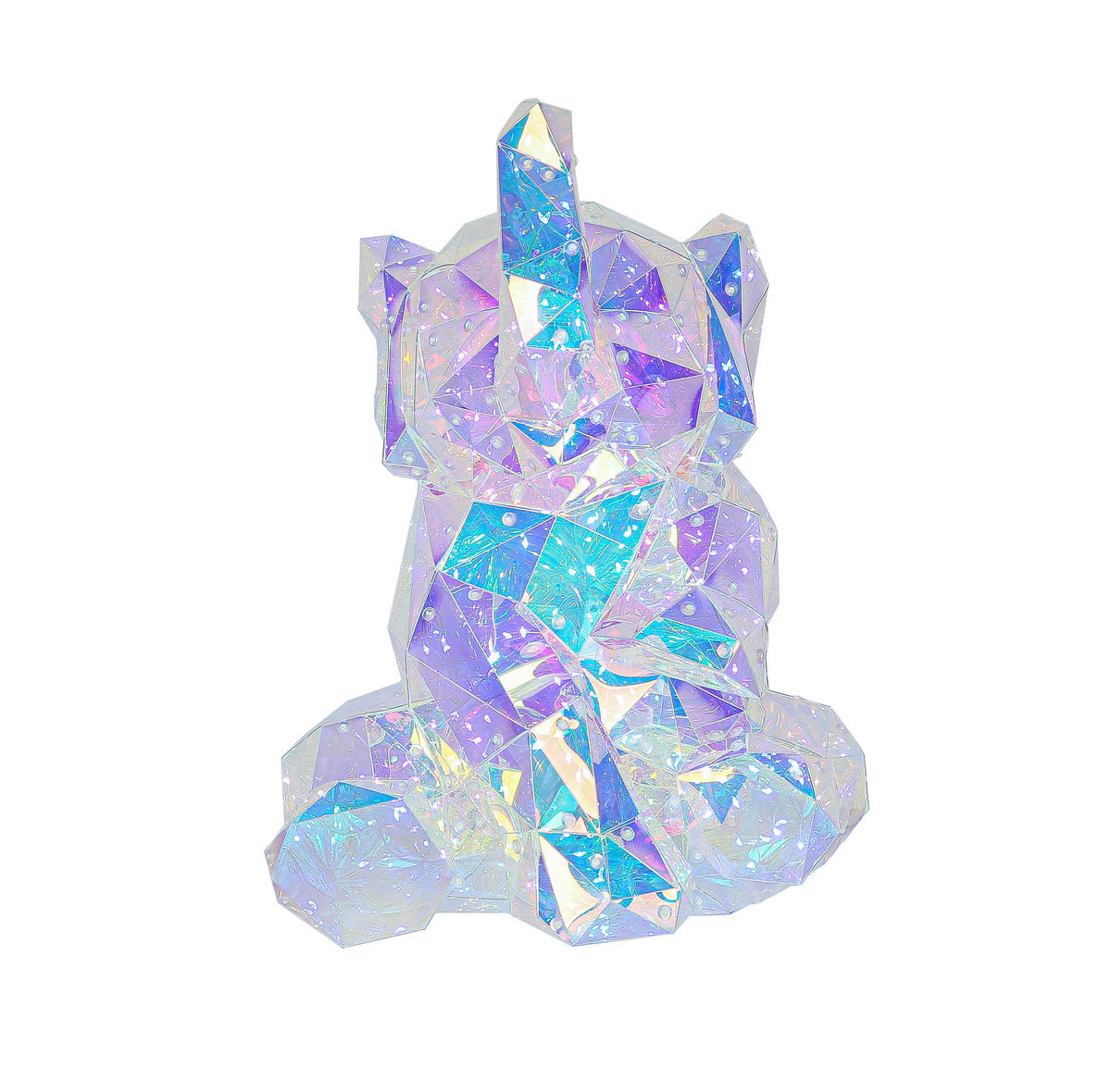 Nolo LED-Dekoleuchte transparent B/H/L: ca. 34x30x42 cm LED-Dekoleuchte_Elefant - transparent (42,00/34,00/30,00cm) - Nolo