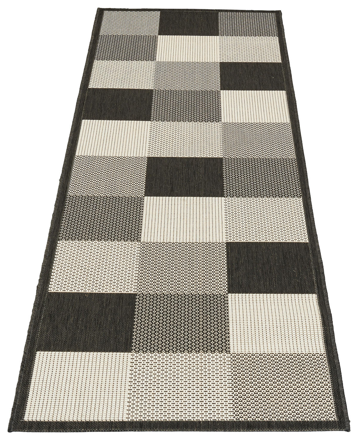 In-/Outdoor-Teppich Ambiente schwarz B/L: ca. 80x240 cm Ambiente - schwarz (80,00/240,00cm)