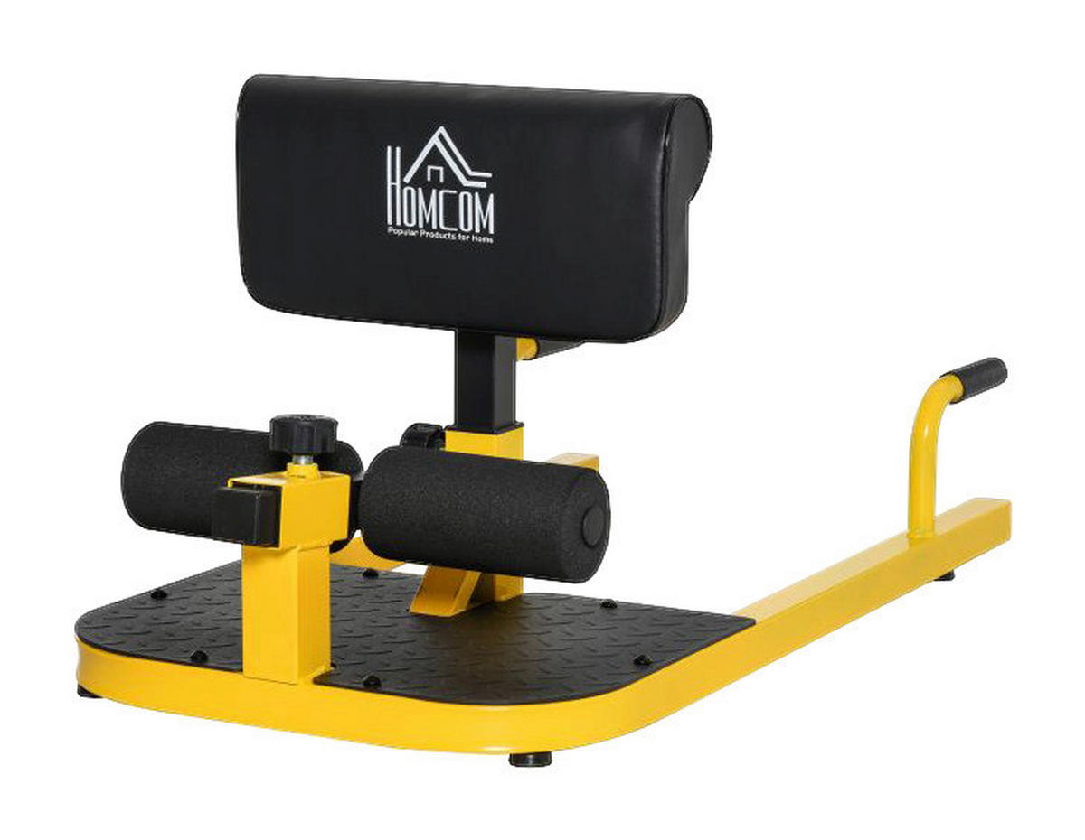 HOMCOM 3-in-1 Trainingsgerät gelb Stahl B/L: ca. 50x97 cm 3-in-1 Trainingsgerät - gelb (50,00/97,00cm) - HOMCOM
