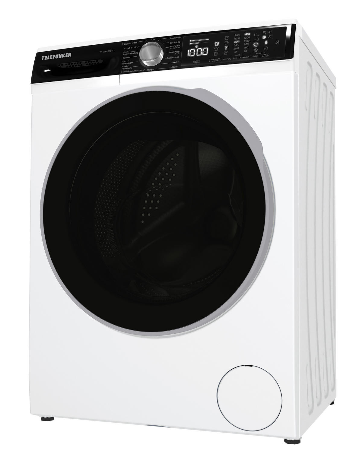 Telefunken Waschmaschine weiß B/H/T: ca. 59,7x84,5x55,7 cm ca. 8 kg Waschmaschine TF-WM-5561T3 - weiß (59,70/84,50/55,70cm) - Telefunken