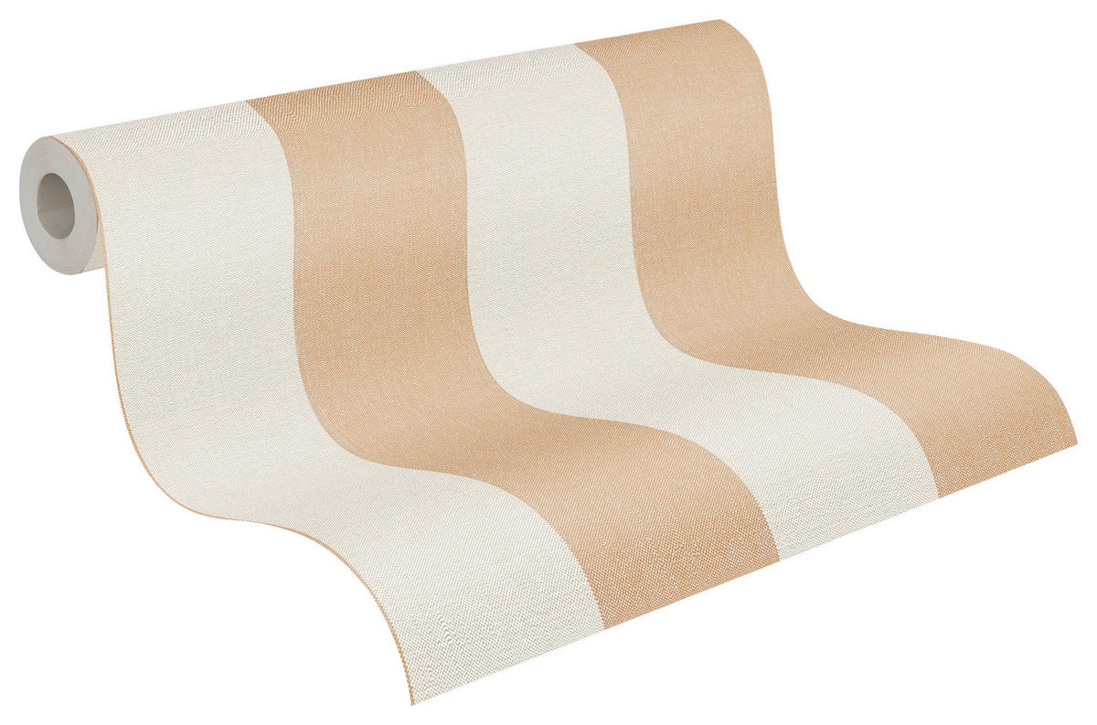 A.S.Creation Vliestapete creme weiß B/H/D: ca. 53x1005x9,8 cm Vliestapete - weiß/creme (9,80/1005,00cm) - A.S.Creation